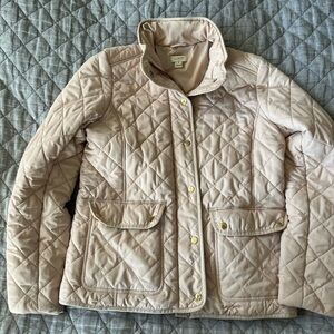 J. Crew Women's Quilted Lady Puffer Jacket - Cream